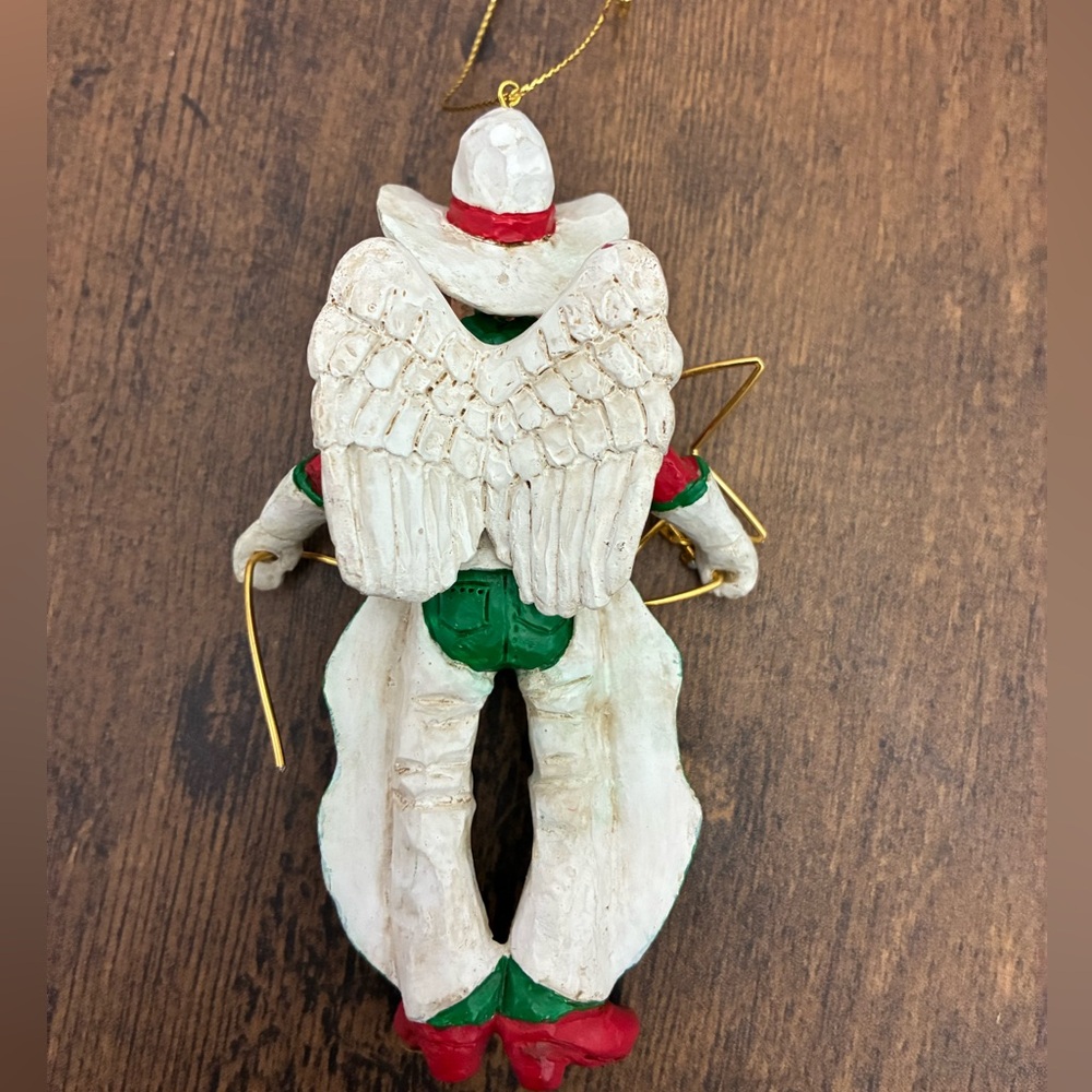 Kurt S. Adler Cowboy Angel Christmas Ornament - Picture 5 of 8